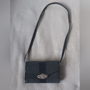 Coldwater Creek Black Clutch/wallet With Removable Strap